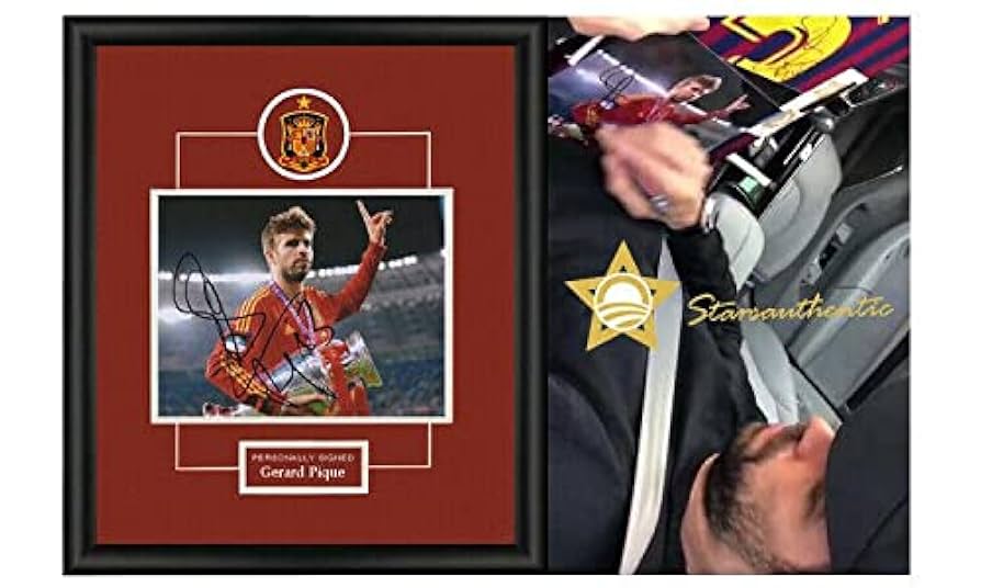 直筆サイン入り写真 ジェラール・ピケ スペイン代表 /フレーム別/SA鑑定済 直筆サイン入り写真 ジェラール・ピケ スペイン代表 /フレーム別